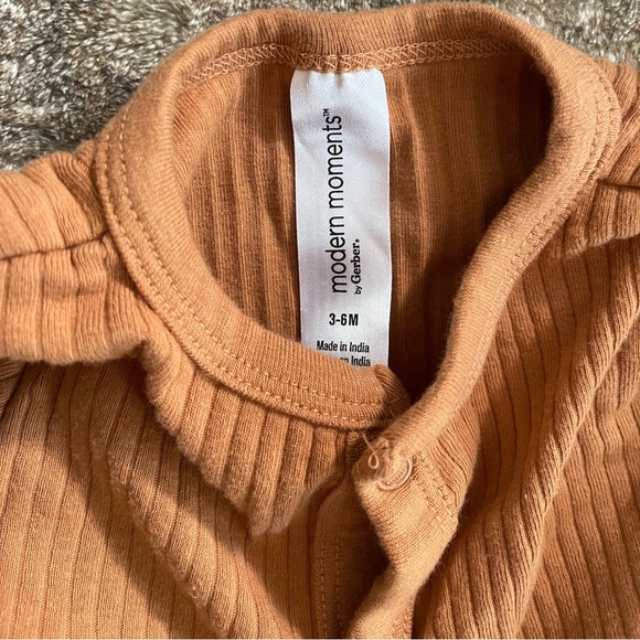 Modern Moments Baby Button Sleeper - Picture 2 of 7